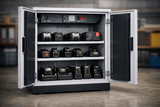 Lithium-Ion Battery Charging Cabinet – Low Capacity (Tool & Device Charging)