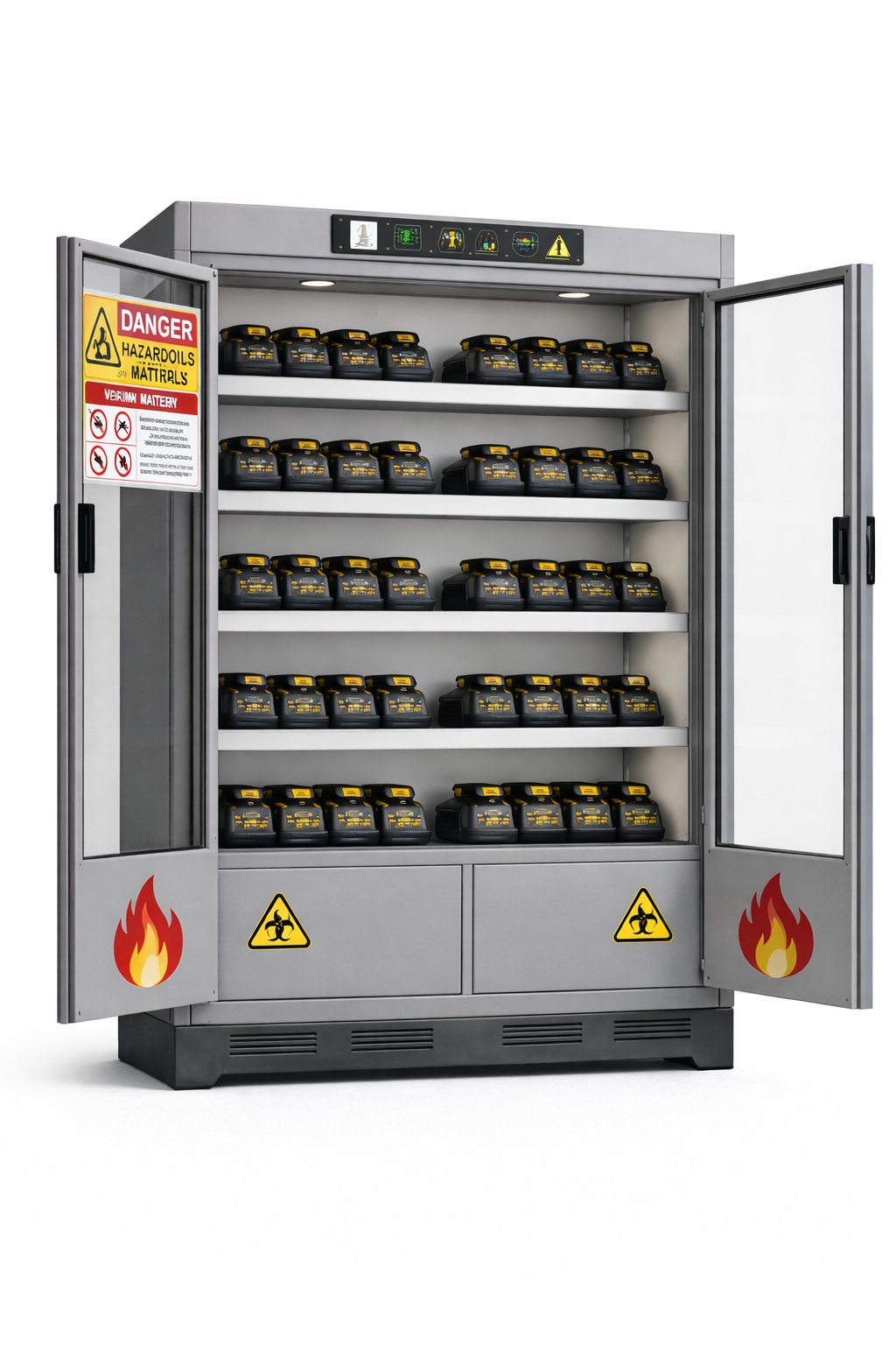 Fire-Rated Battery Safety Cabinet – Storage Focused