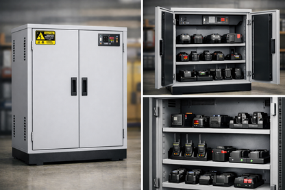 Lithium-Ion Battery Charging Cabinet – Low Capacity (Tool & Device Charging)