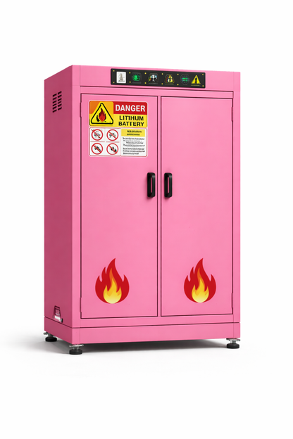 Fire-Rated Battery Safety Cabinet – Indoor Charging & Storage