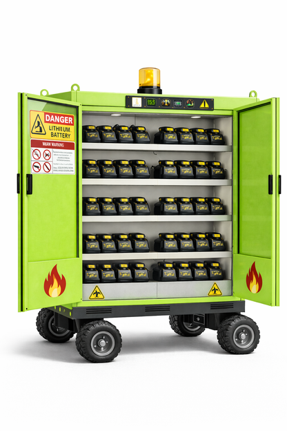 Portable Battery Charging Cabinet – Mobile & Temporary Use