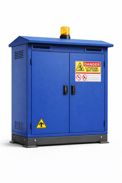 Outdoor Battery Safety Cabinet – Environmental Separation